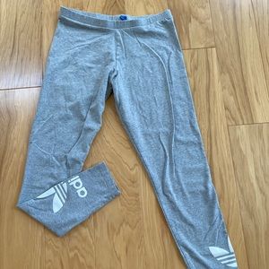 Gray Adidas leggings